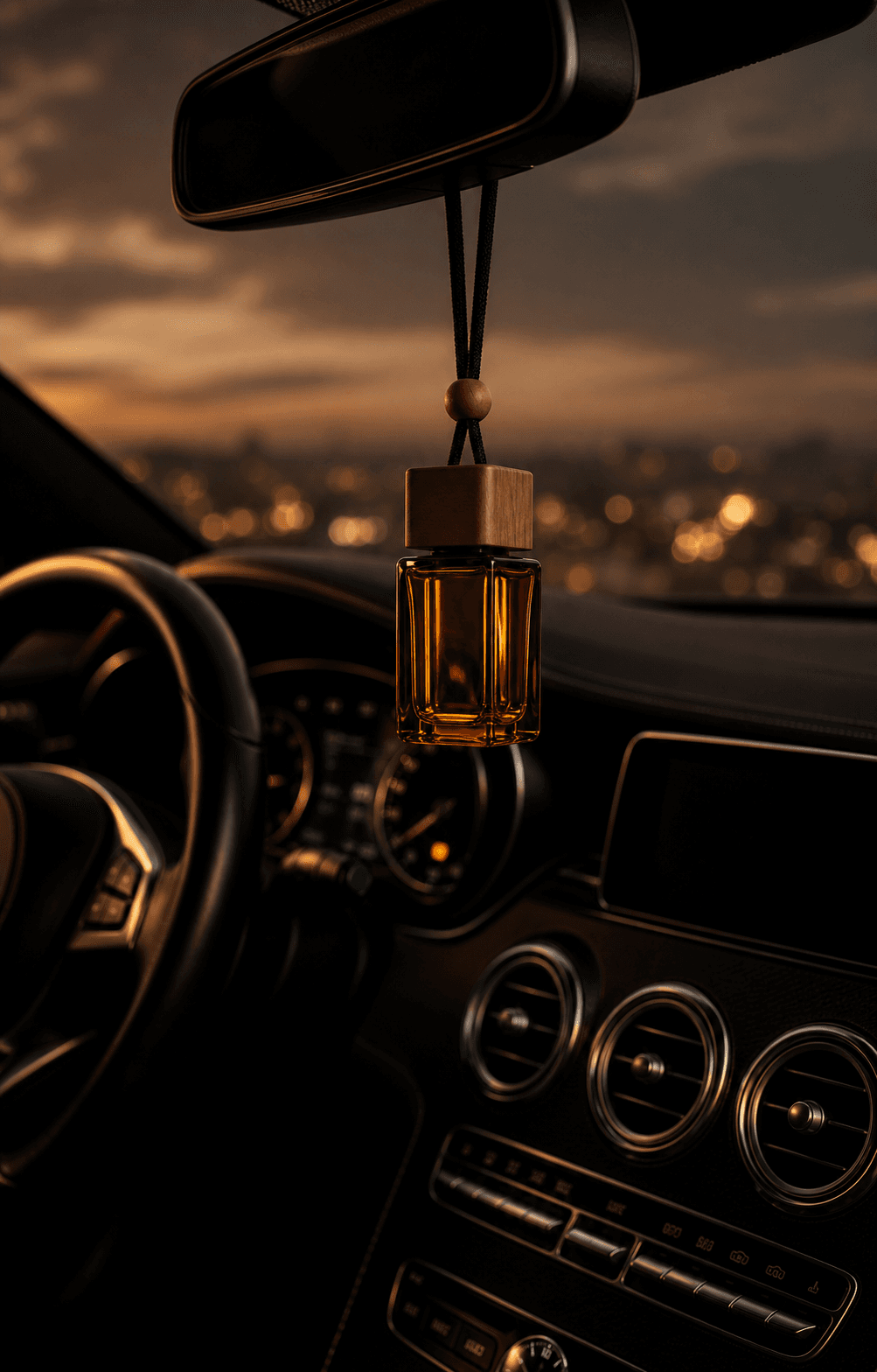 Autoroma car fragrance in a premium interior